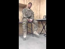 Soldier Singing Rihanna Stay Cover