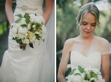 Bukiet z białych piwonii