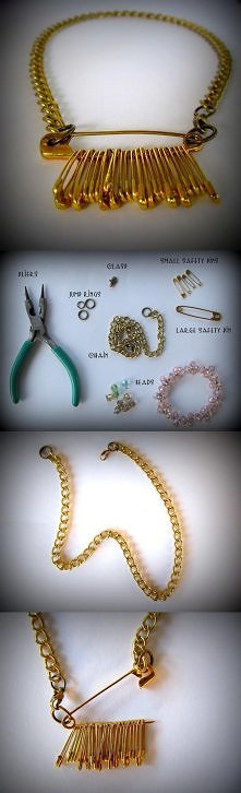 DIY – SAFETY PIN NECKLACE