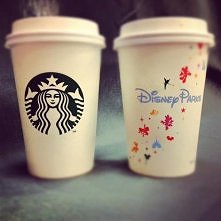 Starbucks & diseny<3
