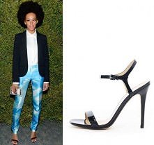 Solange Knowles w szpilkach od Michaela Korsa