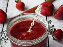 KONFITURA TRUSKAWKOWO-RABARBAROWA Z KANDYZOWANYM CUKREM

Składniki:
- 70 dag rabarbaru,
- 1 kg truskawek,
- 1 szklanka kandyzowanego cukru,
- ½ szklanki białego cukru,
- 3 łyżki...