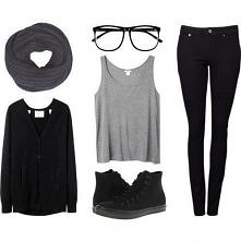 na czarno, uwielbiam!