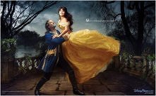 "Where a moment of beauty lasts forever"  Jeff Bridges jako książe Adam i Penélope Cruz jako Bella - photo by Annie Leibovitz