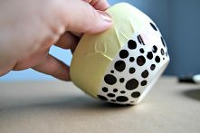 Zrób to sama DIY Filiżanka w groszki