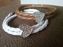 plecione rzemyki z serduszkami :) CUDA !