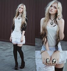 Jakie włosy , fajny styl <3