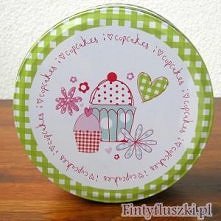 Puszka na cisteczka, średnica 17cm!