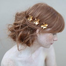 Orchid Bobby Pin Set by Twigs & Honey