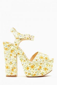 Ditsy Platform Sandal