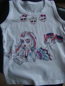 ręką malowane, cekinami okl...