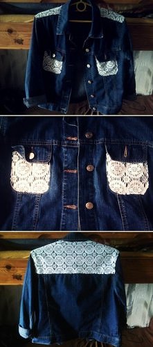 Kurtka z koronką :)