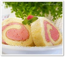 Rolada biszkoptowa z kremem malinowym
 (przepis po kliknięciu w zdjęcie)