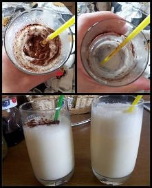 orzeźwiający shake waniliowy