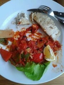 Moje raratatouille z grillowaną rybką, pyszota!