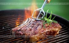 Mocno czosnkowe glazurowane żeberka z grilla