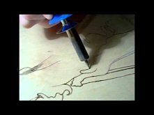 Pirografia/ wypalanie w drewnie - Nowożeńcy. O dostępność proszę pytać mailowo lub przez moją stronę.