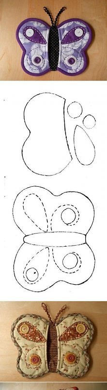 diy, butterfly, pot, holder