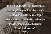 też nie jestem ideałem..