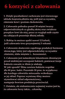 6 korzyści z całowania