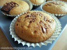 muffiny ze snickersem i malinową czekoladą;p