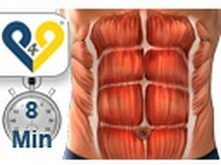 8 Min Abs Workout, how to have six pack (HD Version)