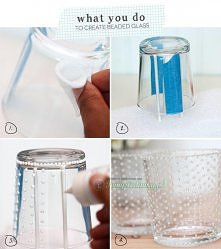 kilka kropek przeźroczystym...