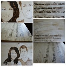 Wypalam portrety w drewnie!...