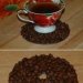 diy, coffee, ground, coaster