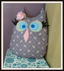 poduszka sowa diy