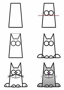 how to draw a cat
