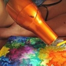 świecowe kredki + suszarka ...