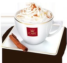 Mocha

Składniki:
- 30 ml espresso lub mocnej kawy (np. mokka)
- 4 łyżeczki cukru 
- 2 łyżeczki kakao 
- 2/3 szklanki mleka 
- 1 łyżeczka cukru waniliowego 
- bita śmietana i cy...