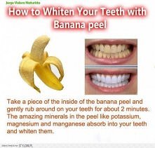 weź kawałek wnętrza skórki ...