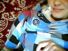 przytulanka ;) teraz już tak nie chce się ze mną przytulać... ciekawe dlaczego ;)