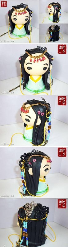 diy, clay, super, meng, doll, polymer