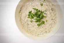 Ser twarogowy i nać pietruszki