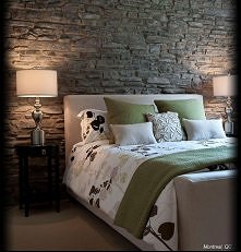 Kamień pasuje do każdego pokoju, no może trochę mniej do dziecięcego..