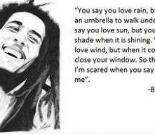 Mówisz że kochasz deszcz, a...