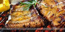 Żeberka wieprzowe pieczone na grillu