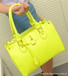 Neonowa torebka, świetna!