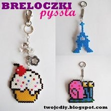 Breloczki z koralików pyssl...