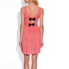 sukienka z kokardkami na pl...