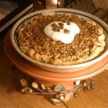 Ciasto dyniowe z orzechami włoskimi.