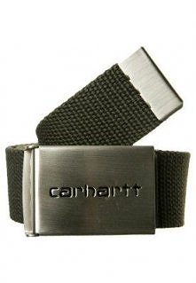 Carhartt Pasek zielony - Powiększone zdjęcie = więcej szczegółów -  Cena: 89 zł. Carhartt Pasek zielony Akcesoria w Zalando.pl | materiał zewnętrzny: 100% bawełna | Akcesoria te...