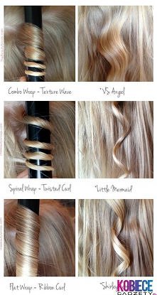 sposoby krecenia wlosow :)