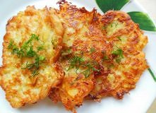 pyszne złociste placuszki z cukinii :P