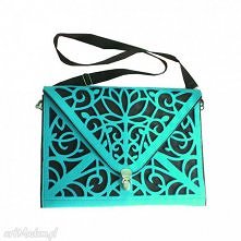 Torba na laptopa błękitna