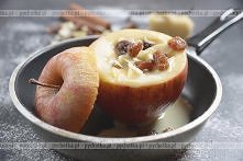 Pieczone jabłka z bakaliami