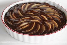 Gruszki w czekoladzie z migdałami